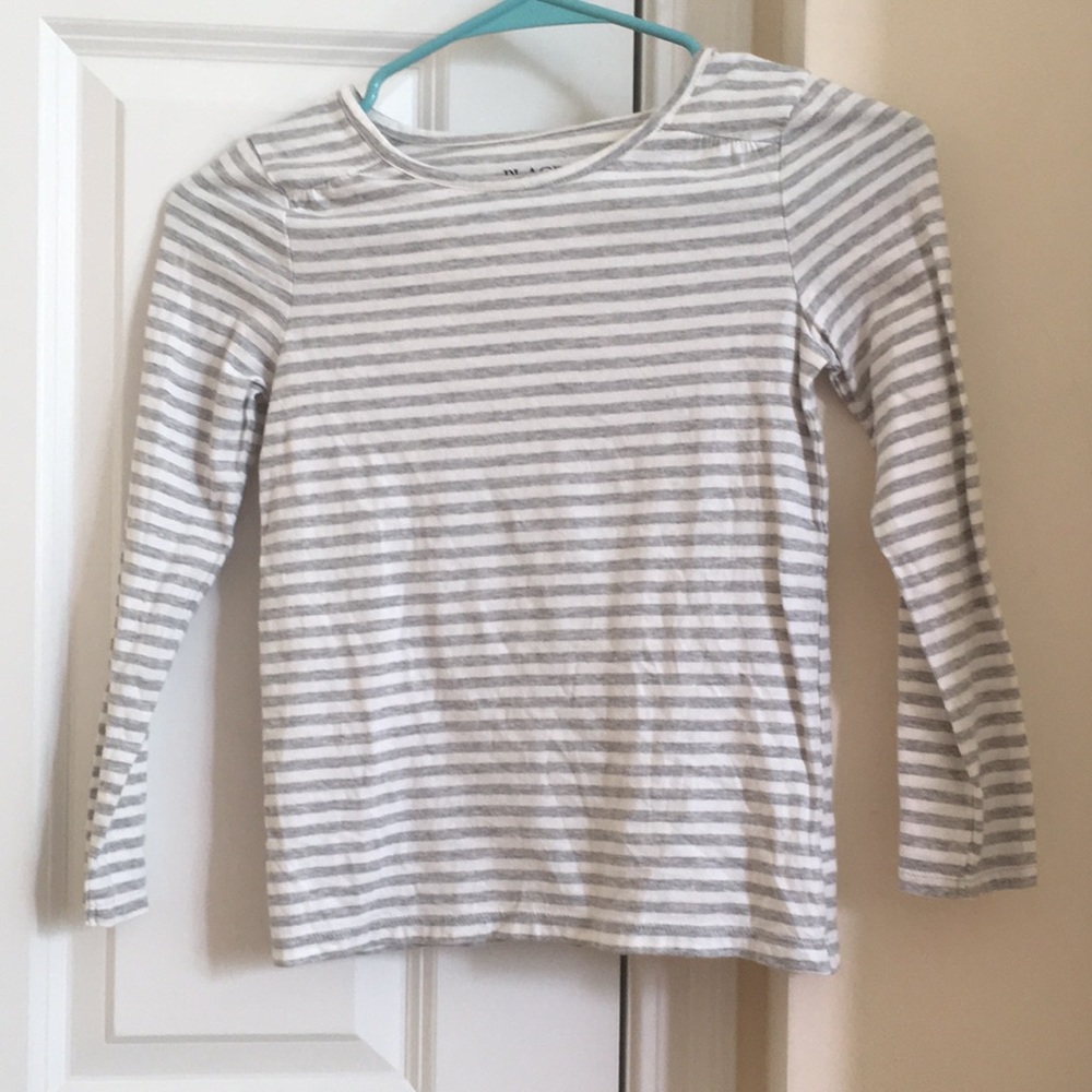 Gray & White stripes long sleeve children’s Place